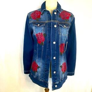 LULAROE JAXON DENIM JACKET LONG TRUCKER JACKET NWT